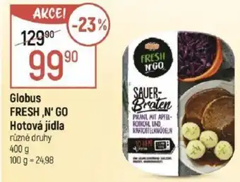 Globus Globus FRESH,N' GO Hotová jídla nabídka