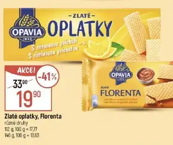 Globus Zlaté oplatky, Florenta nabídka