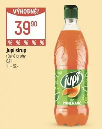 Globus Jupí sirup nabídka