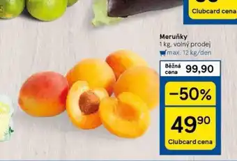 Tesco Meruňky nabídka