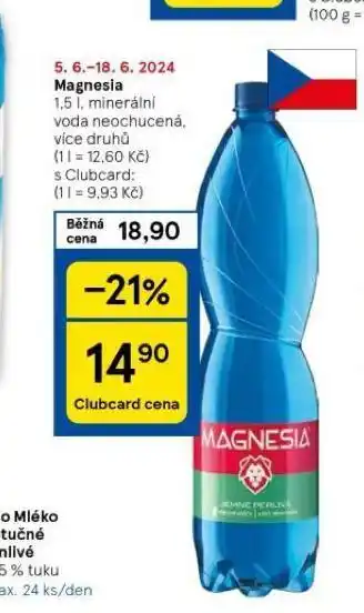 Tesco Magnesia nabídka