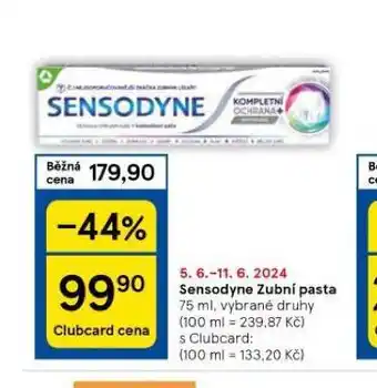 Tesco Sensodyne zubní pasta nabídka
