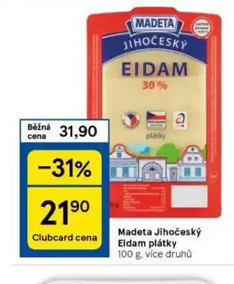 Tesco Jihočeský eidam nabídka