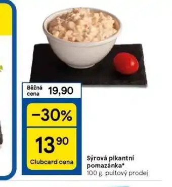 Tesco Sýrová pikantní pomazánka nabídka