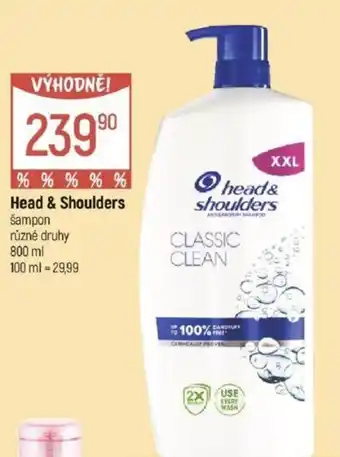 Globus Head & Shoulders šampon nabídka
