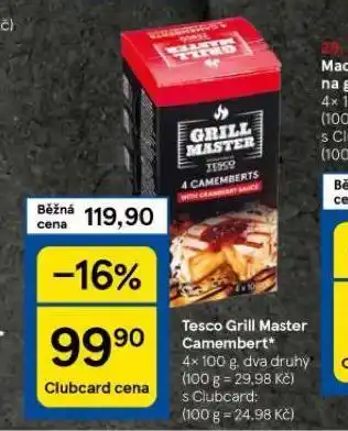 Tesco Camembert nabídka