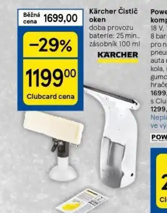 Tesco Karcher čistič oken nabídka