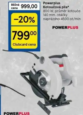 Tesco Powerplus kotoučová pila nabídka