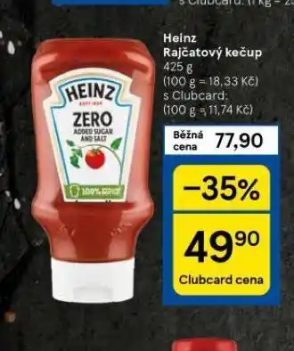 Tesco Heinz kečup nabídka