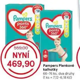 Tesco Pampers dětské plenky nabídka