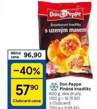 Don peppe plněné knedlíky