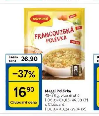 Tesco Maggi polévka nabídka