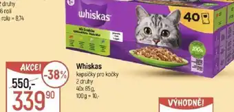 Globus Whiskas kapsičky pro kočky nabídka