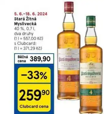 Tesco Stará žitná myslivecká nabídka