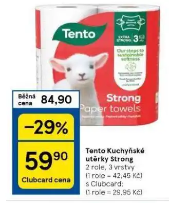 Tesco Tento kuchyňské utěrky nabídka