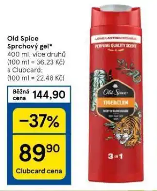 Tesco Old spice sprchový gel nabídka