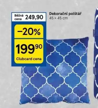 Tesco Dekorační polštář nabídka