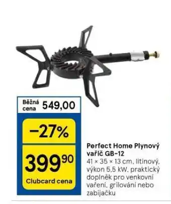 Tesco Plynový vařič nabídka