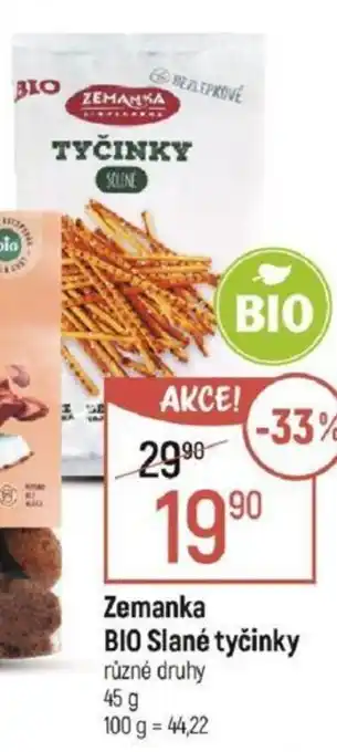 Globus Zemanka BIO Slané tyčinky nabídka
