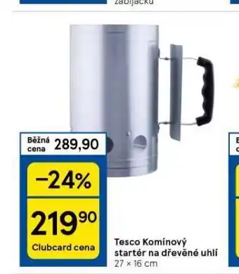 Tesco Komínový startér na dřevěné uhlí nabídka