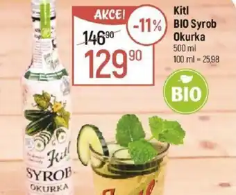 Globus Kitl BIO Syrob Okurka nabídka