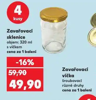 Kaufland Zavařovací sklenice nabídka