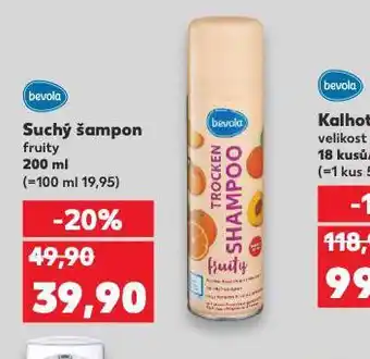 Kaufland Bevola suchý šampon nabídka