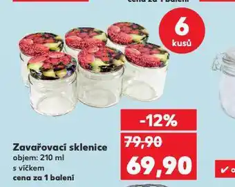 Kaufland Zavařovací sklenice nabídka