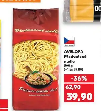 Kaufland Avelopa předvařené nudle nabídka