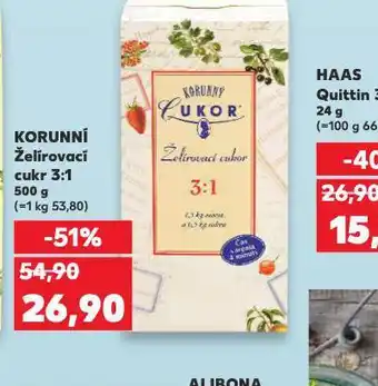 Kaufland Korunní želírovací cukr 3:1 nabídka