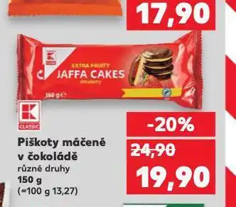 Kaufland Piškoty máčené v čokoládě nabídka