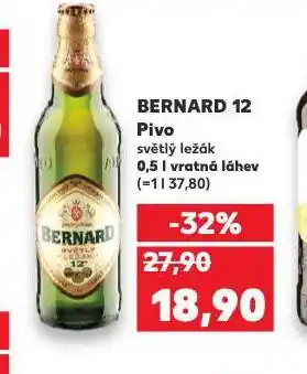 Kaufland Pivo bernard 12 nabídka