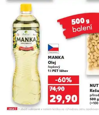 Kaufland Manka olej nabídka