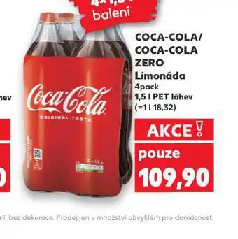 Kaufland Coca cola, coca cola zero nabídka