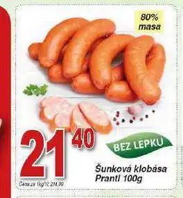 Hruška Šunková klobása nabídka