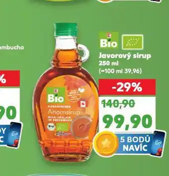 Kaufland Javorový sirup nabídka