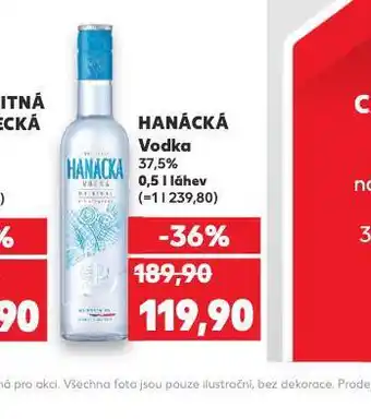 Kaufland Hanácká vodka nabídka