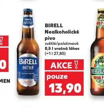 Kaufland Pivo birell nealko nabídka