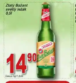 Hruška Pivo zlatý bažant nabídka