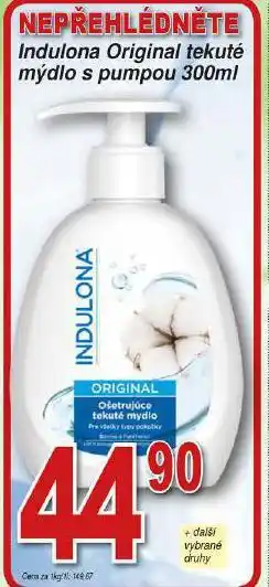 Hruška Indulona tekuté mýdlo nabídka