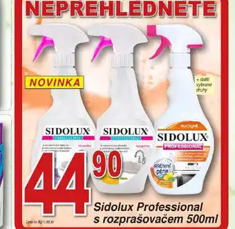 Hruška Sidolux professional nabídka