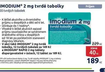 Benu Imodium nabídka