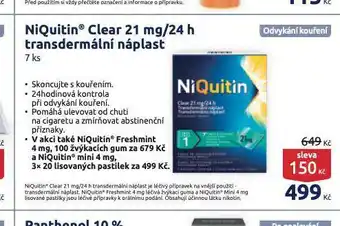 Benu Niquitin clear nabídka