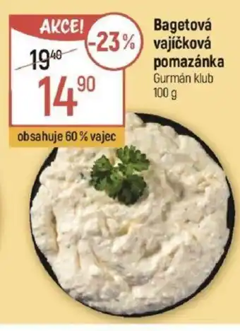 Globus Bagetová vajíčková pomazánka nabídka