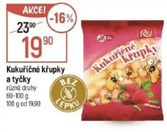 Globus Kukuřičné křupky a tyčky nabídka