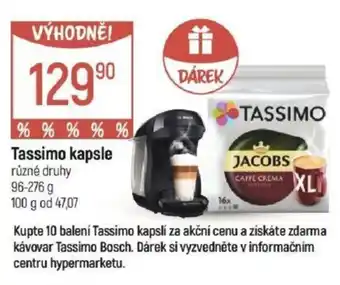 Globus Tassimo kapsle nabídka