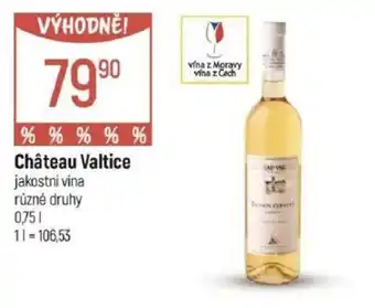 Globus Château Valtice nabídka