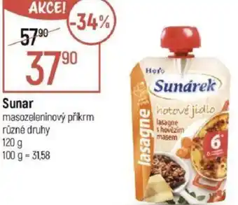 Globus Sunar masozeleninový příkrm nabídka