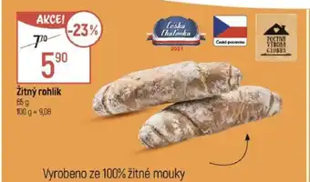 Globus Žitný rohlík 65 g nabídka