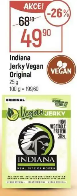 Globus Indiana Jerky Vegan Original nabídka